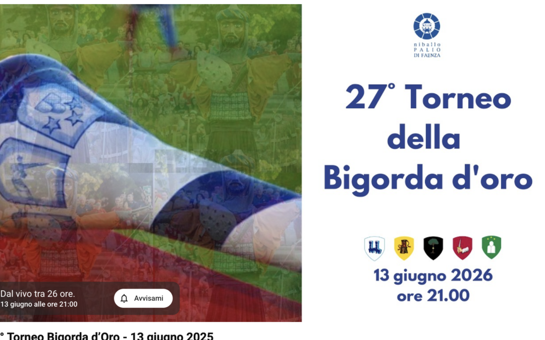 Palio di Faenza: dvdvideoservice firma lo streaming video della Bigorda d’Oro